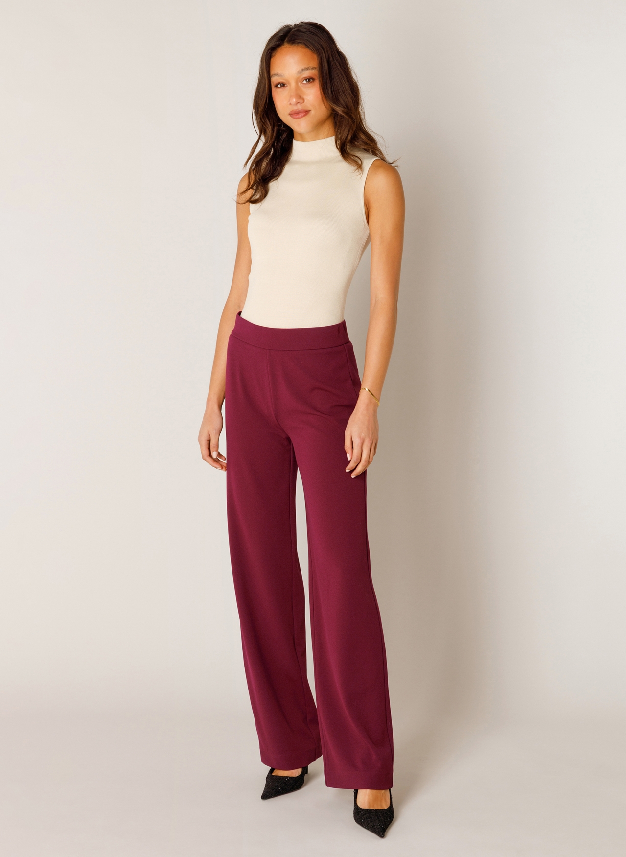 Base Level Yarah broek Wine Red
